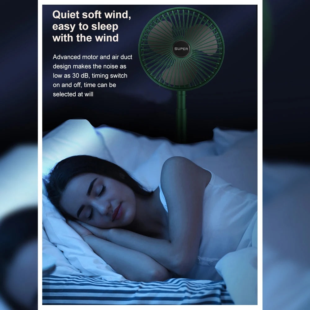 Portable fan rechargeable