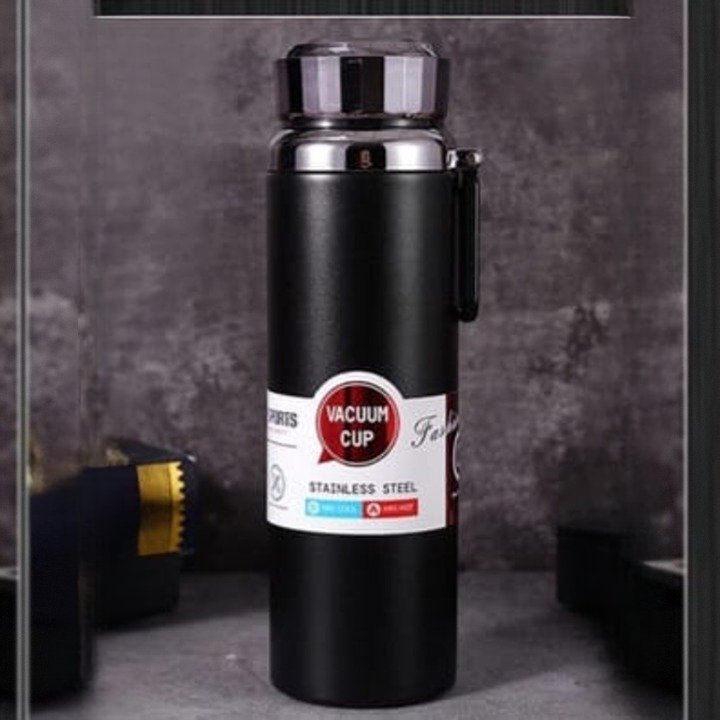 Elegant 1000ml Thermal Stainless Steel Bottle – Vacuum Insulated Leakproof Water Bottle | Random Color