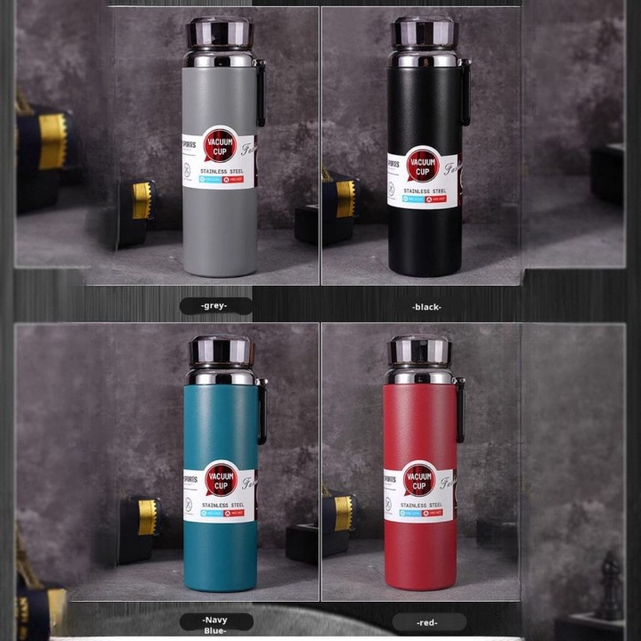 Elegant 1000ml Thermal Stainless Steel Bottle – Vacuum Insulated Leakproof Water Bottle | Random Color