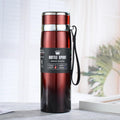 Slim Stainless Steel Water Bottle Premium Quality Long Lasting Insulation Leakproof Design For Hot And Cold Drinks | Random Color | 1000ml