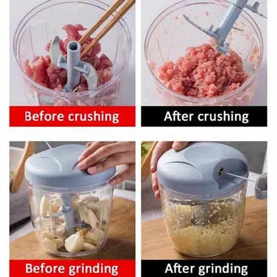 Eotia Hand Cutter – Manual Vegetable And Food Chopper For Quick And Easy Kitchen Food Preparation And Cooking Tasks (Random Color)