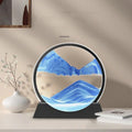 3D Moving Sand Art Lamp With Stand | Sand Lamp For Room & Home Decoration | Sandscapes Frame For Table