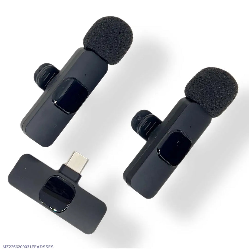 K9 Dual Wireless Microphone ORIGINAL Plug & Play FOR Type-C & IOS
