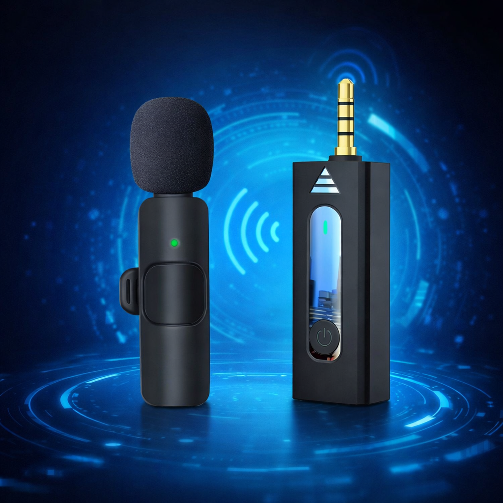 K35 High Quality Collar Wireless Single Microphone - Electronic Accessory Designed For Audio Recording And Daily Streaming Routine