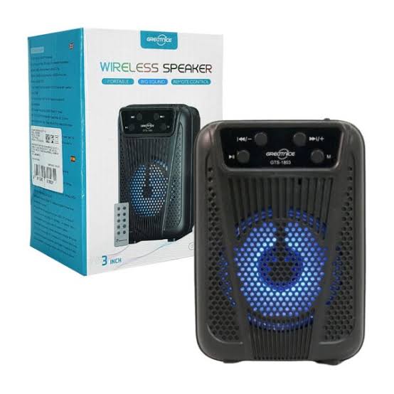 3 inches Wireless Bluetooth Speaker with Bluetooth 5.0 & LED Control
