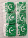 Pakistan Independence Day Hand Band – 14 August Green & White Wristband (Reusable)