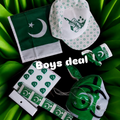 Pakistan Independence Day Boys Celebration Kit – 14 August Accessories Combo | At Best Price