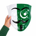 Pakistan Independence Day Face Mask – 14 August Green & White Reusable Cotton Mask